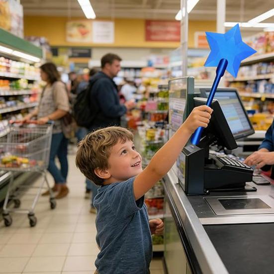 3D-печатная палочка Tap to Pay, волшебная звездная палочка, держатель для бесконтактных платежных карт, палочка для дебетовых и кредитных карт Tap-to-Pay