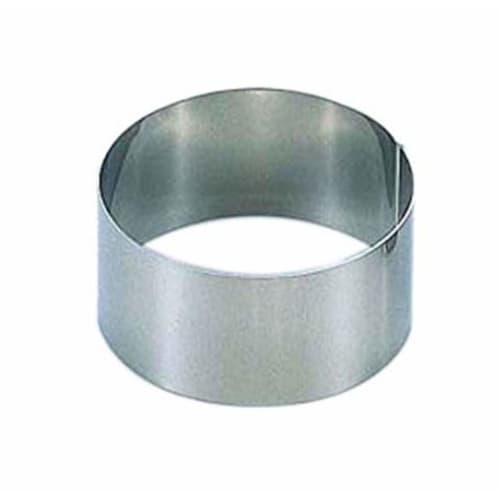 Endo Shoji Commercial-Grade Circle Ring, Round, 75 X H30mm, 18-0 Stainless Steel, Made In Japan, WSL08031