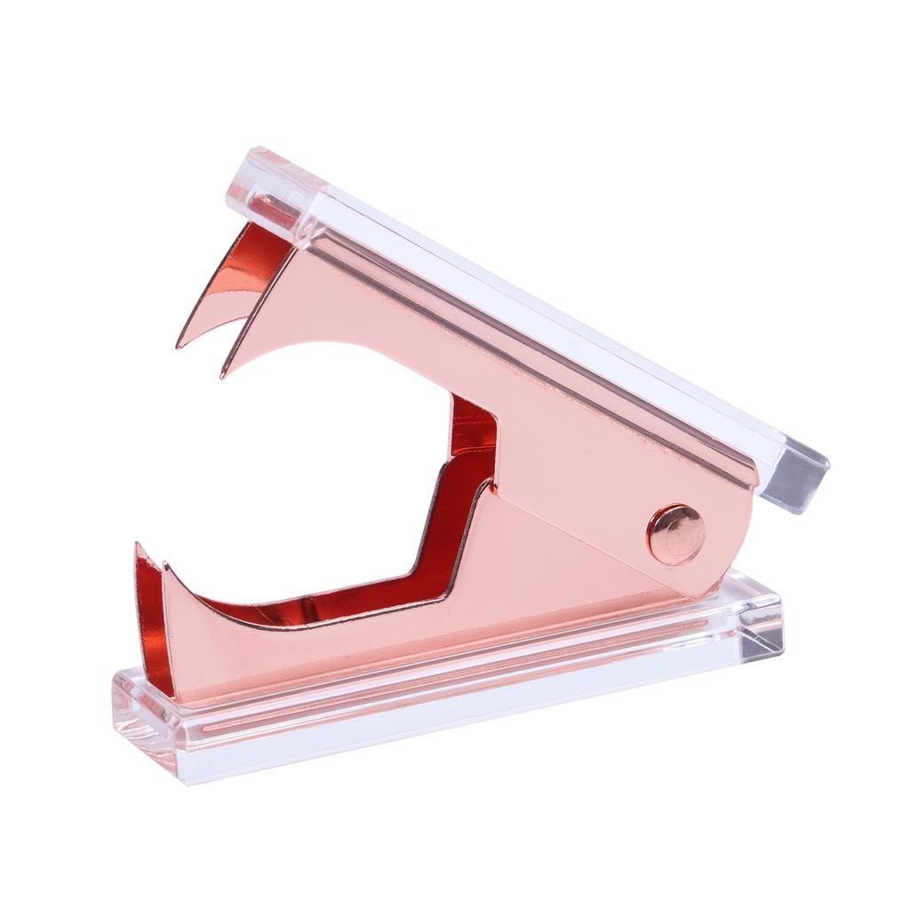 Transparent Acrylic 3-in-1 Set: Stapler + Staple Remover + Scissors Portable Office Desk Organizer Home School Supplies