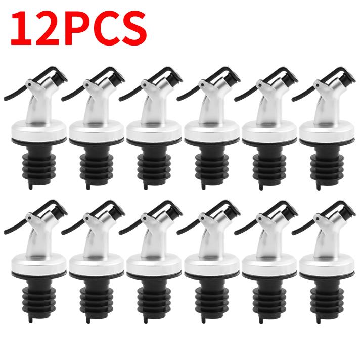 12/1 шт. Герметичная пробка для бутылки масла, уплотнитель, замок-пробка, пищевая насадка для соуса, дозатор для ликера, винный дозатор, кухонные инструменты для приправ