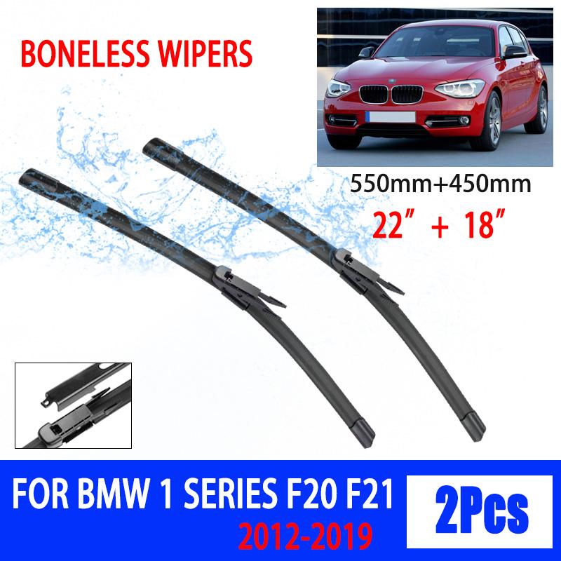 Для BMW 1 серии F20 F21 2012-2019 автомобильный дворник ласточкин хвост мягкий резиновый дворник лобовое стекло ветровое стекло HD тихий автомобильный дворник 22"+18"