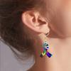 Ribbon Tie Shape Pendant Moulds Keychain Moulds with Holes Clay Mould Jewelry Tool Silicone Material for DIY Hand-Making