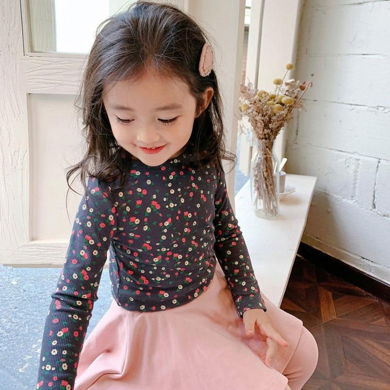 Baby Girl Blouses Long Sleeves Stylish Version for 4-6 Years Old