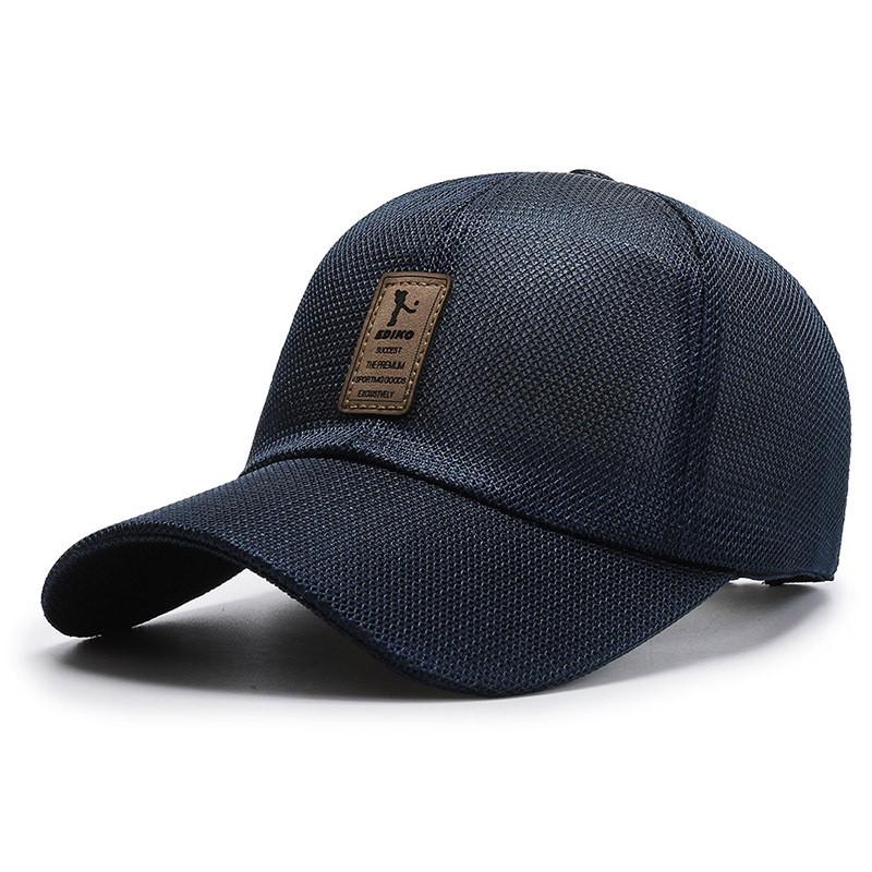 Trendy Black Baseball Cap With Asymmetrical Style For Outdoor Sports Enthusiasts