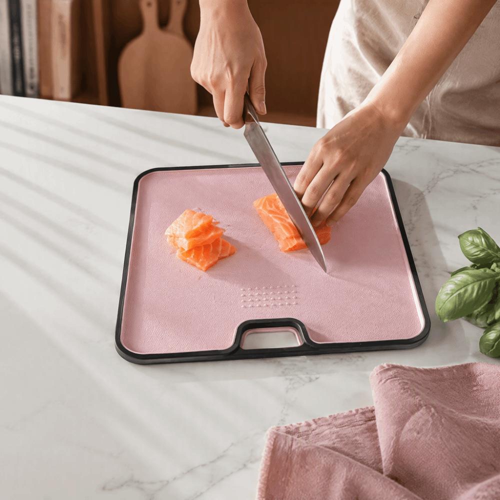 Plastic Cutting Board Double Sided Use Plastic Chopping Board Practical Chopping Board Kitchen