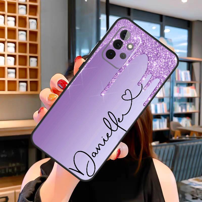 ПЕРСОНАЛИЗИРОВАННЫЙ мраморный чехол с инициалами и именем Для Samsung Galaxy A14 A34 A54 A52S A12 A22 A32 A52 A72 A13 A33 A53 A73 A31 A51 A71