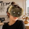 Fun Interactive Craft for Teens DIY Therian Masque Kit, Plush Furry Fox/Cat Animals with Creative Painting Set Costumes Eye Mesh, Tail Christmas