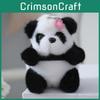 Backpack Plush Panda Pendant Keychain Cartoon Bag Decorations Toy Kids Gift
