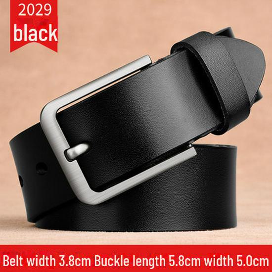 Мужской ремень из натуральной кожи: Классический, модный, деловой и повседневный стиль