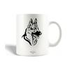 Mug - Cool - Chat Chien Loup - Ceramic - 30cl - Dishwasher Safe