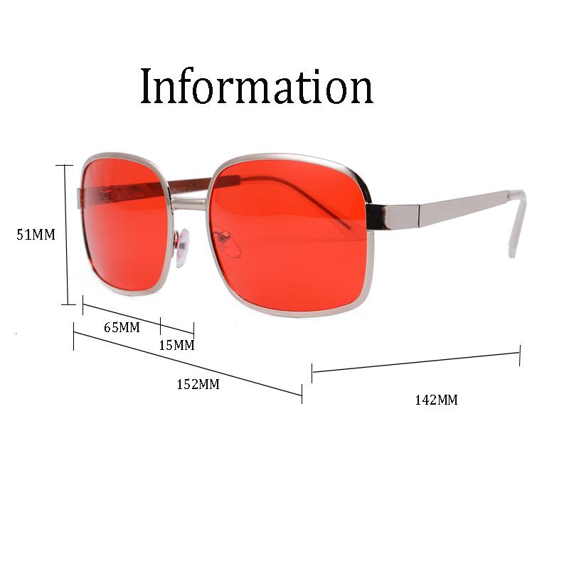 Project Mayhem Sunglasses Fight Club Tyler Durden Oliver Peoples 523 Brad Pitt Men Red Lens Sunglasses:With Box