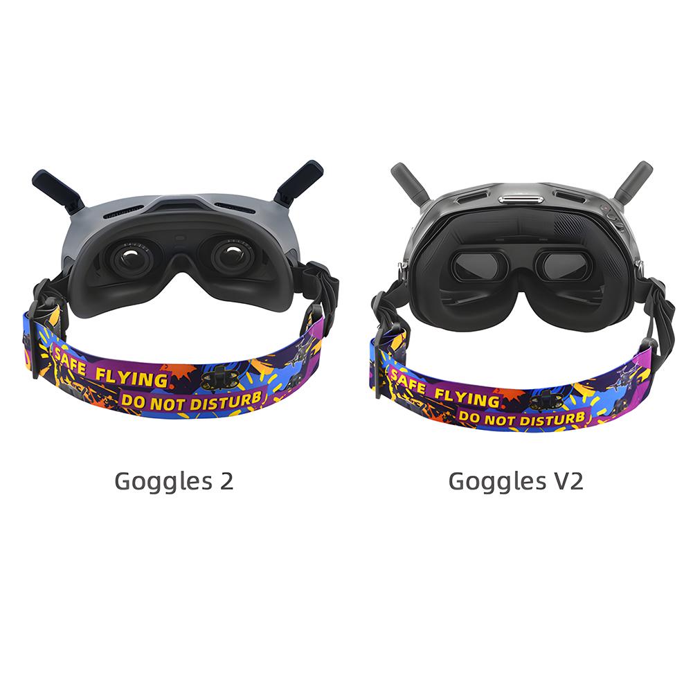 Регулируемый ремешок на голову для очков DJI Avata Goggles 2 и ремешок на голову для очков DJI FPV Goggles V2, совместимость: Аксессуары для очков DJI