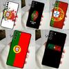 Чехол с национальным флагом Португалии для Samsung Galaxy S24 S23 Ultra S22 S20 FE S21 FE Note 10 20 S8 S9 S10 Plus