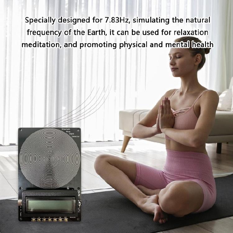 Schumann Waves Generator 7.83Hz Adjustable Frequency Sine Waves with Type C Charging Port Strong Antiinterference