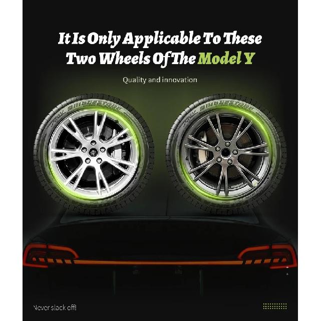 4PCS 19 Inch Knife Wheel Cover Design For TESLA Model Y 2020-2024 Hubcaps Performance Wheel Cap Full Rim Cover Accessories