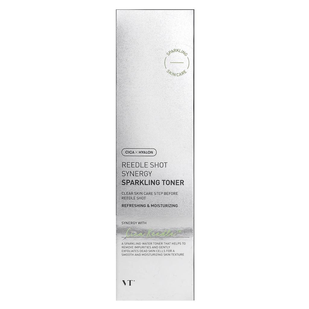 VT COSMETICS Reedle Shot Synergy, Sparkling Toner, 5.07 Fl Oz (150 Ml)