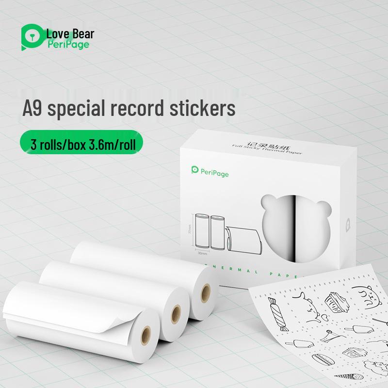 Термобумага для фото высокого разрешения Ericbear A9, Памятка на десять лет, Печать без ошибок и с тройной защитой.