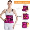 Women Sweat Waist Trainer Trimmer Belt Workout Sauna Body Shaper Corset Tummy Control Weight Loss Back Support Slimming Shapewear