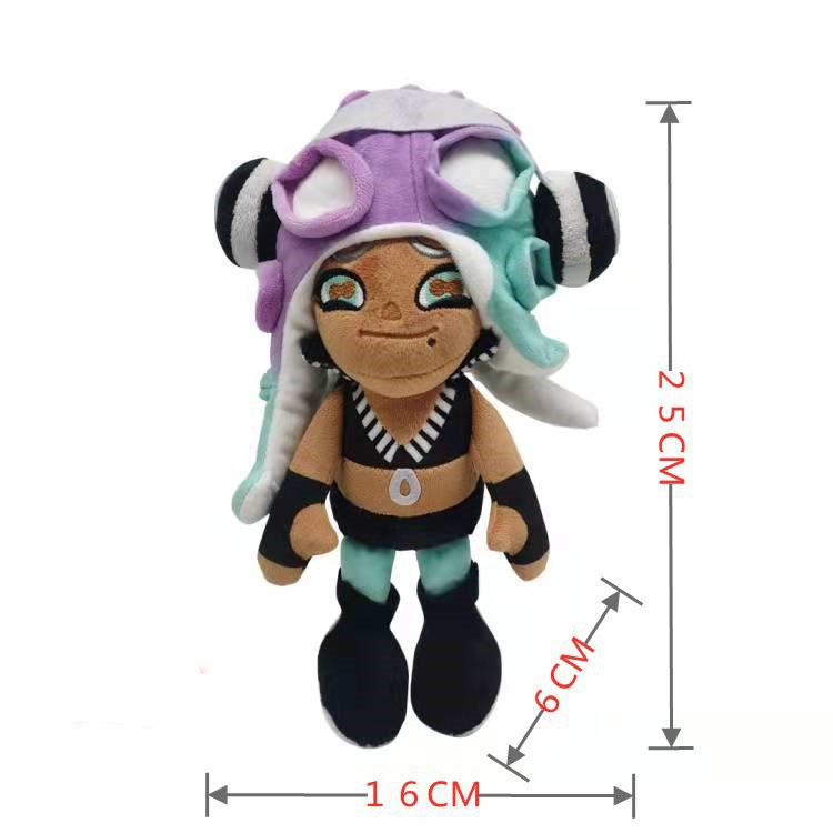 Новый мультфильм аниме 25 см Splatoon 3 плюшевые игрушки милая игра Splatoon 2 мягкие куклы подарки для мальчиков девочек день рождения