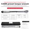 5-60N.m Torque Wrench 3/8 Inch Reversible Ratchet Key Square Drive Reversible Ratchet Spanner Adjustable Preset Car Repair Tool