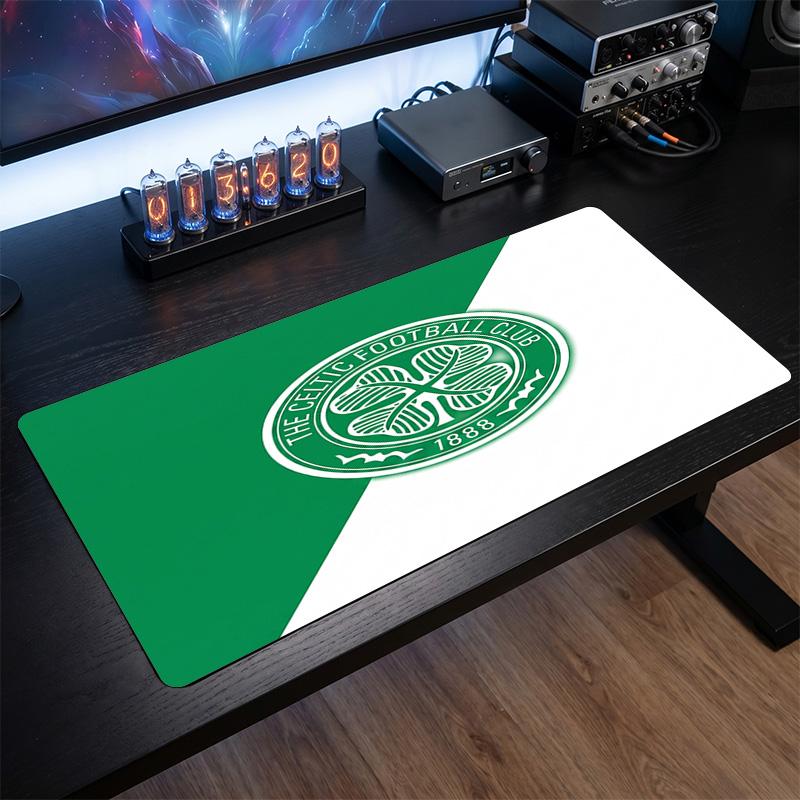 Коврик для мыши с тематическим узором Celtic FC, Игровой коврик для стола с дизайном логотипа футбольного клуба XXL, Нескользящий коврик для компьютерной мыши
