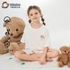 Yinbolun Girls' Summer Short Sleeve Pajama & Loungewear Set