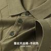 [Silk Tencel] 26 Year Summer New Knitted Jacquard Lightweight Cool Short-Sleeved Polo Shirt for Men