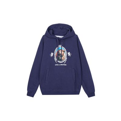 Толстовка мужская флисовая с капюшоном LeBron Printed Dark-Purple FB7124-555