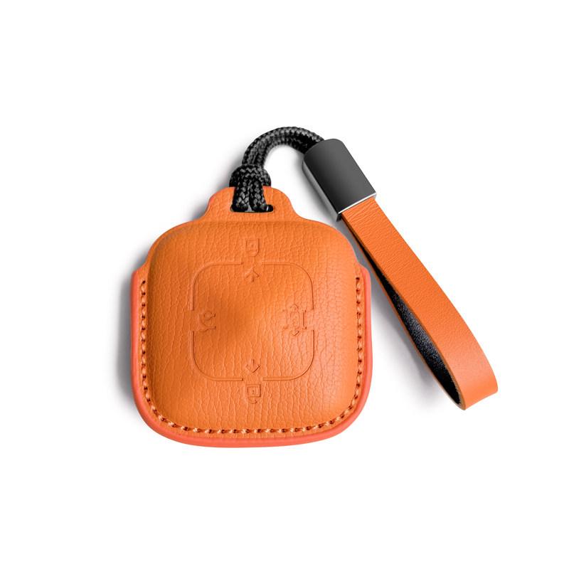 Защитный чехол для ключа из натуральной кожи для Jike 007GT - Минималистичный стиль, аксессуар для интерьера автомобиля