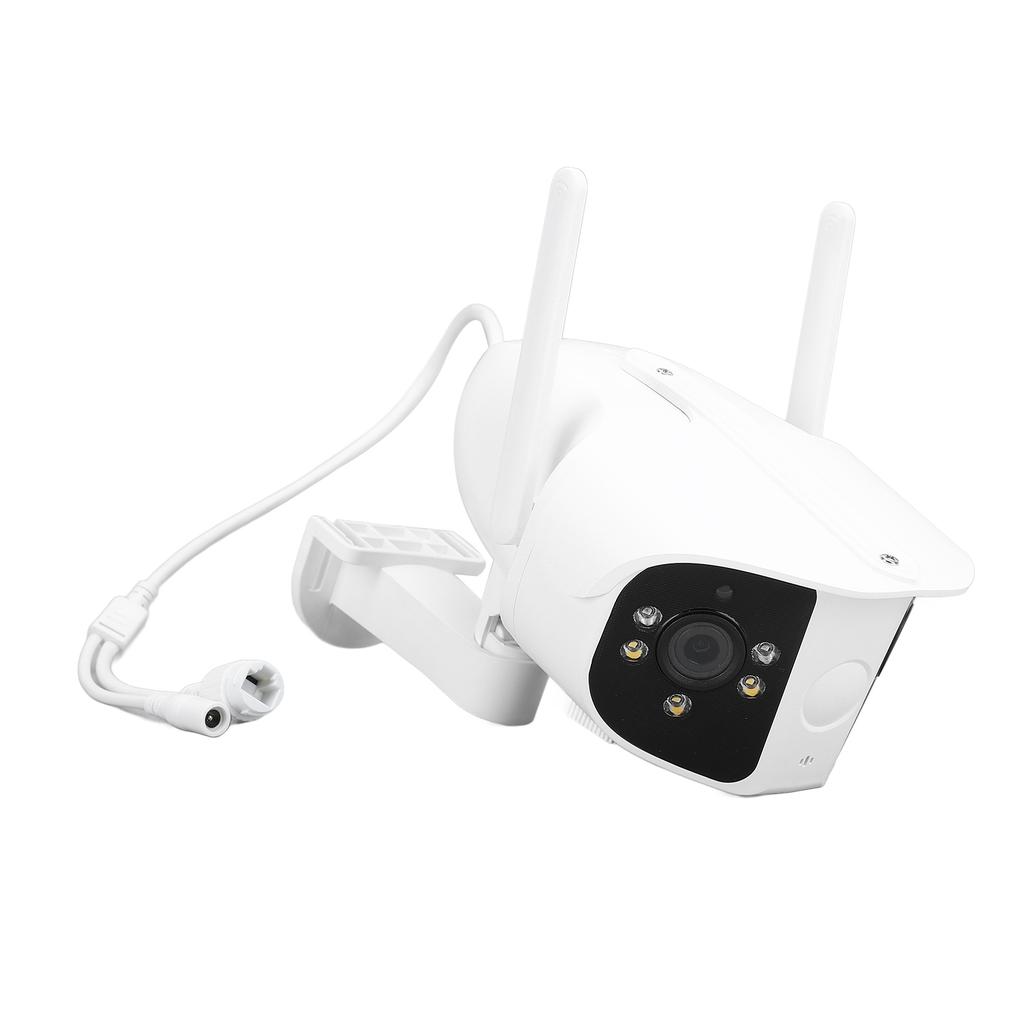 Dual Lens Security Camera 1080P HD 165 Degree Wide Angle Two Way Talk Wireless Outdoor Surveillance