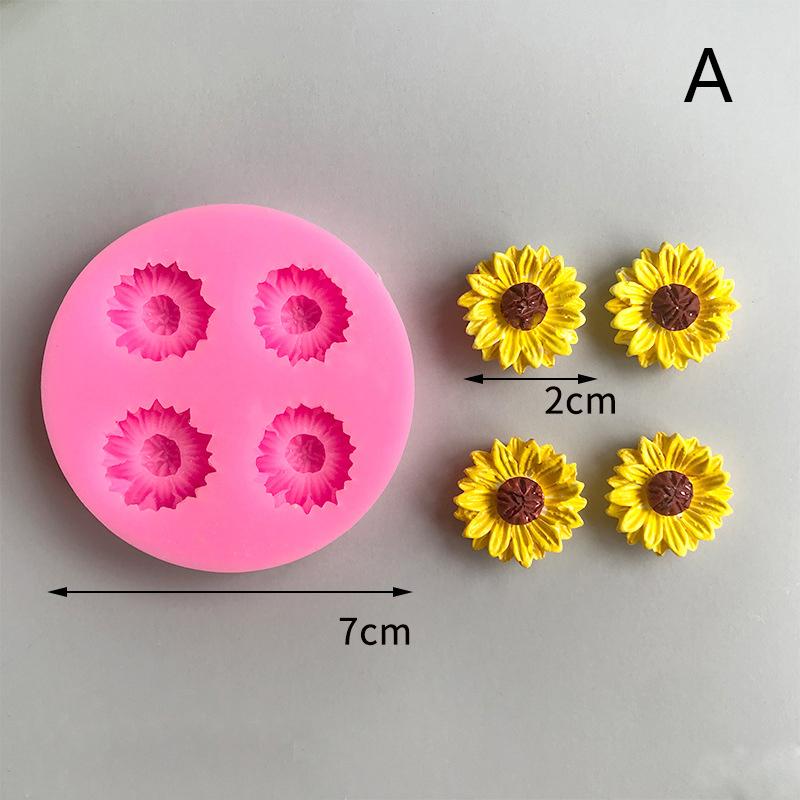 Многофункциональная цветочная коллекция силиконовая форма для торта своими руками, украшенная жидкой помадкой, шоколадом, декоративная кухонная форма для выпечки