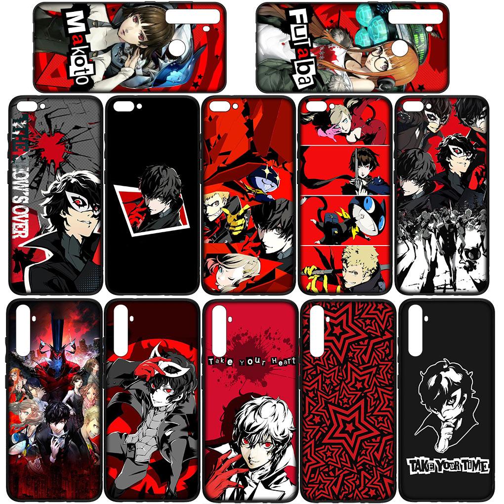 P5s P-Personas 5 Game Soft Silicone Cover for Samsung Galaxy A10 A20 A53 A30 A31 A32 A50 A51 A52 A12 A33 Casing Phone Case