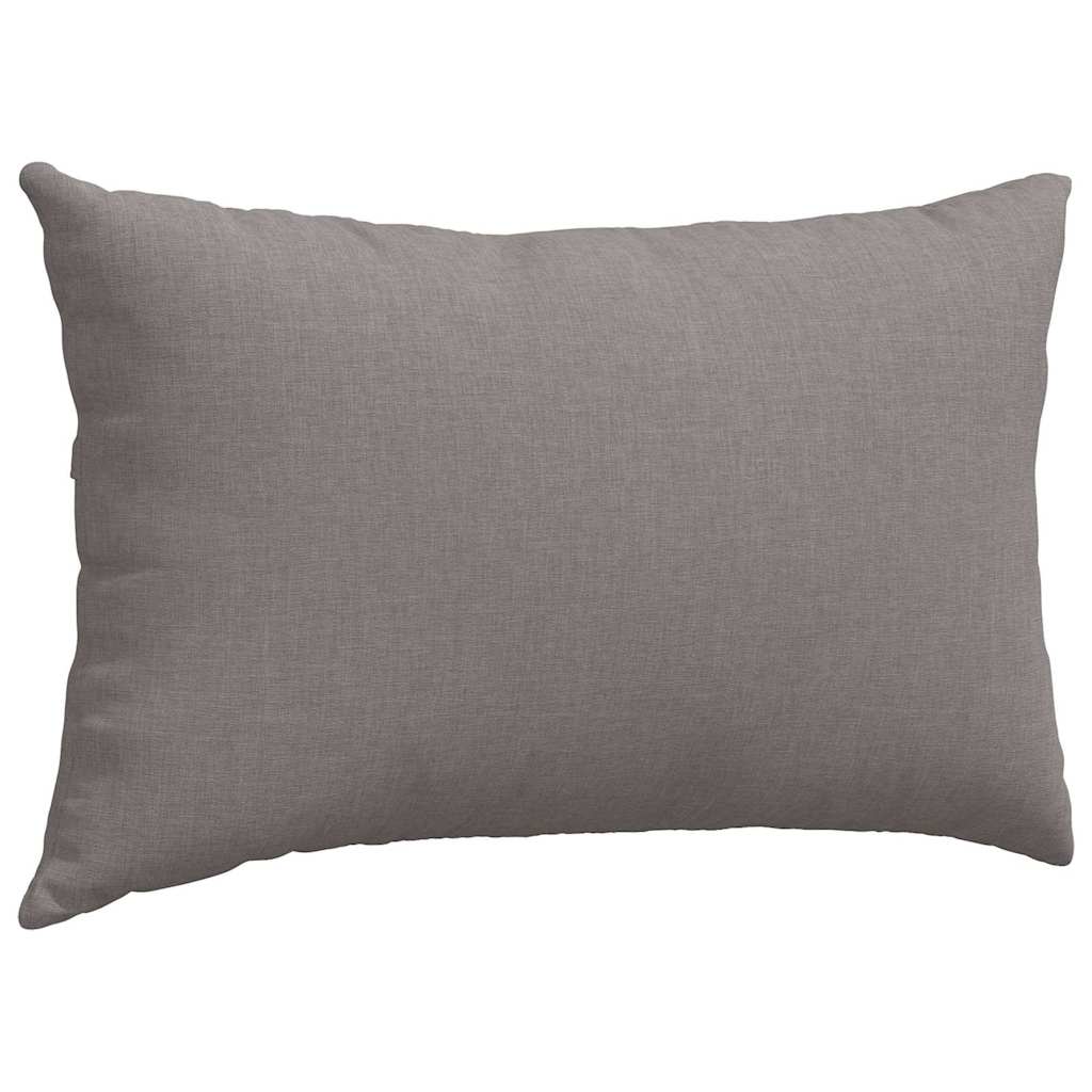 Sofa Cushions 2 pcs Taupe 50 x 30 cm Fabric