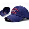 Washed Cotton Embroidery Baseball Cap Sunscreen Hats  For Man Women Fashion