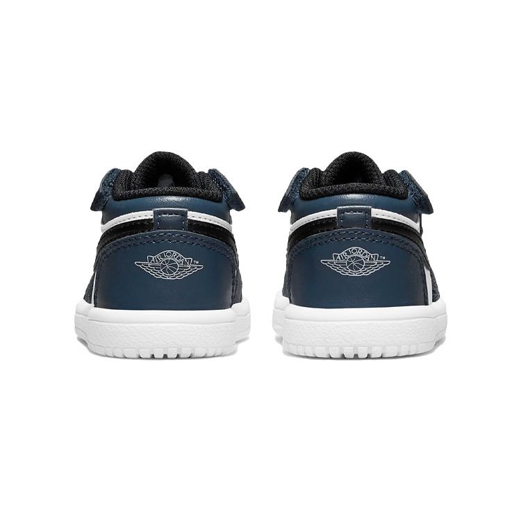 Air Jordan 1 Low ALT TD Armory Navy Baby Sneakers Blue Black White CI3436-411