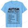 Женская одежда Футболка «Аутизм Питание» для женщин Футболки Месяц осведомленности об аутизме Цитата об аутизме Летние футболки Принятие Топы Y2k