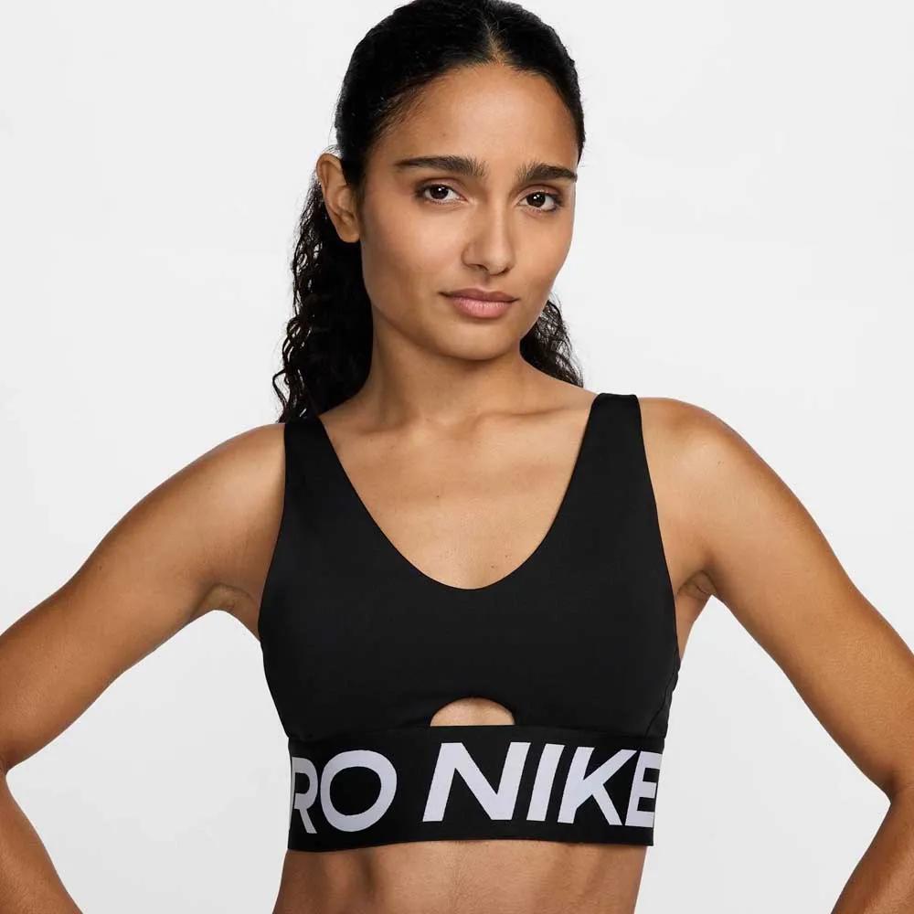 Nike Pro Indy Plunge Sport Bra Medium Impact Black