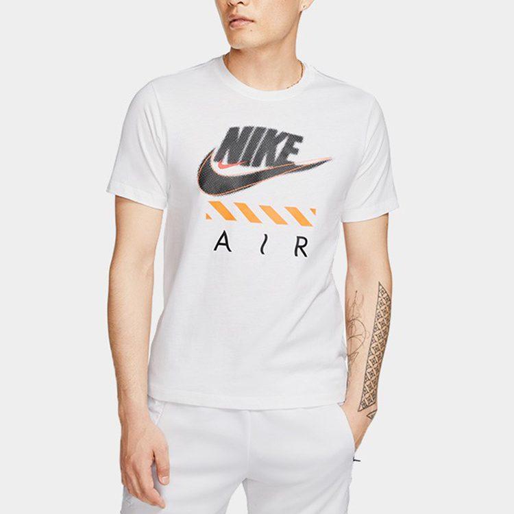 Nike Мужская футболка с круглым вырезом, тонкий, прямого кроя CT6533-100