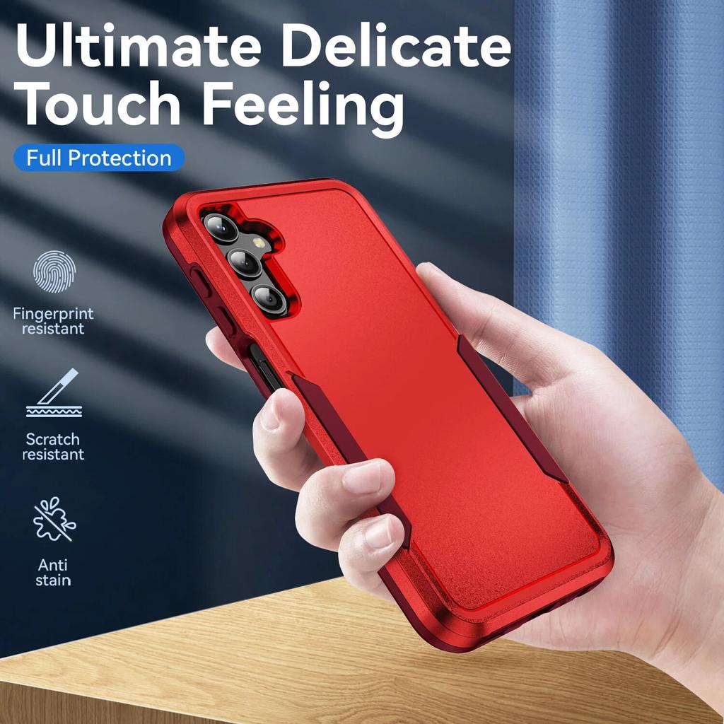 Anti-Scratch Fitted Armor Case for Samsung Galaxy S24 Plus S23 FE S21 Ultra S22 S20 5G Cell Phone Cover Coque Cases