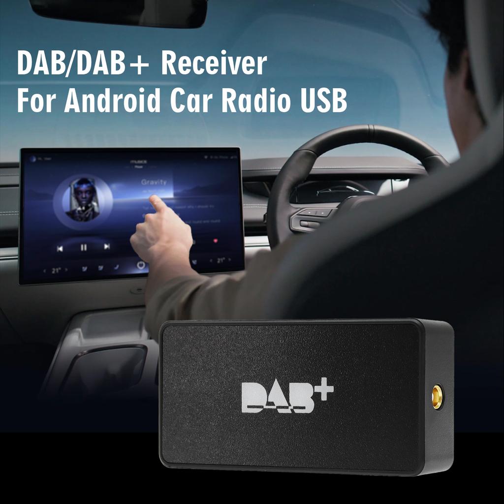 Car Radio Receiver DAB+ Antenna for Android With USB Adapter GPS Stereo DAB Receiver Player Automatic Scan Support Channel List