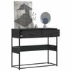VidaXL Console Table Black 90x35x80 Cm Engineered Wood, Table, Side Table, Hallway Table, Entrance Table, Table of 849174
