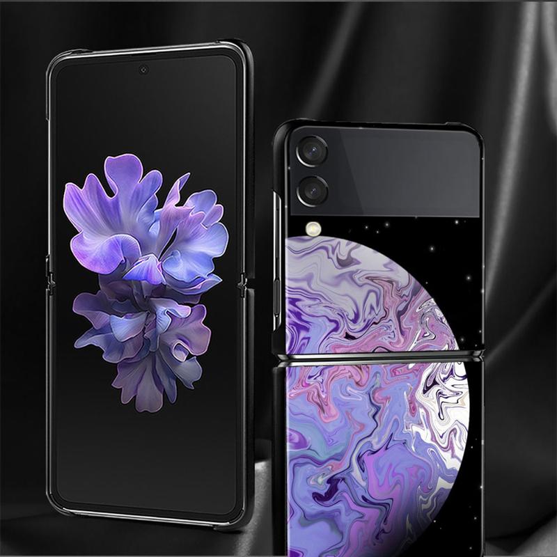 Чехол для телефона Galaxy Celestial Body Love для Samsung Galaxy Z Flip 4 Z Flip3 5g, твердый чехол-книжка для Galaxy Z