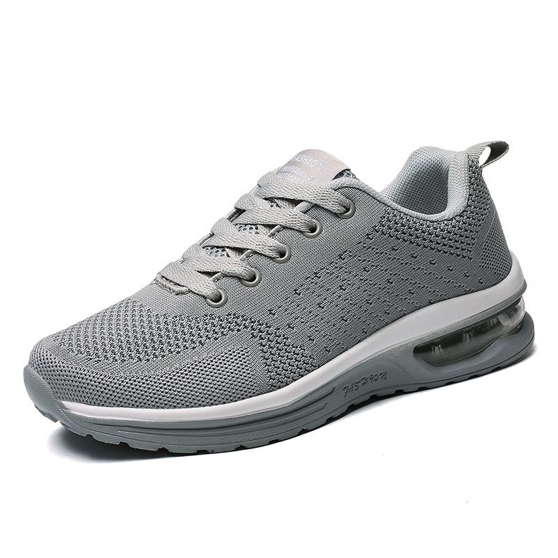 2024 Breathable Mesh Casual Sports Shoes Air Cushion Sole for Couples, Plus Size