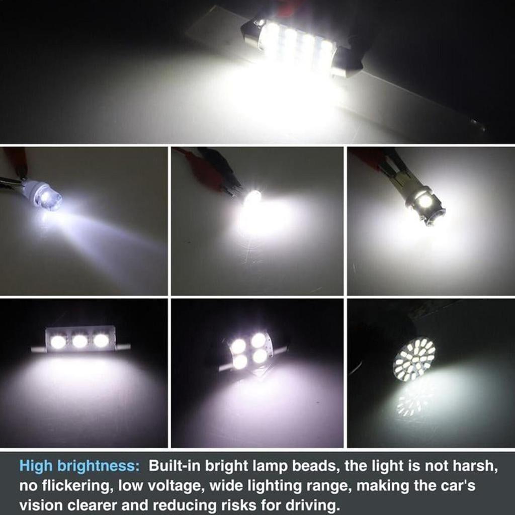 Interior LED Lights For Cars High-Brightness Car Door Lights Plug-and-Play Installation LED Reading Lighting Automotive Interior