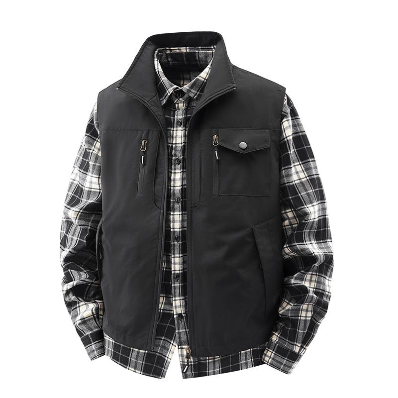 Мужской быстросохнущий жилет для улицы, дышащий спортивный жилет на весну и осень, жилет, куртка-жилет