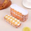 200Pcs Boat Shape Baking Cup Mold Greaseproof Bread Paper Holder Cupcake Liners  Oven Safe