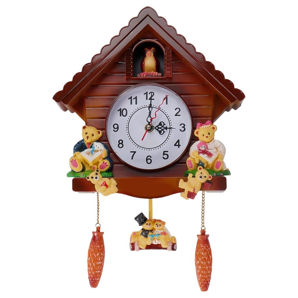 Functional Art Wall Mounted Cuckoo Pendulum Clock for Decor Lovers