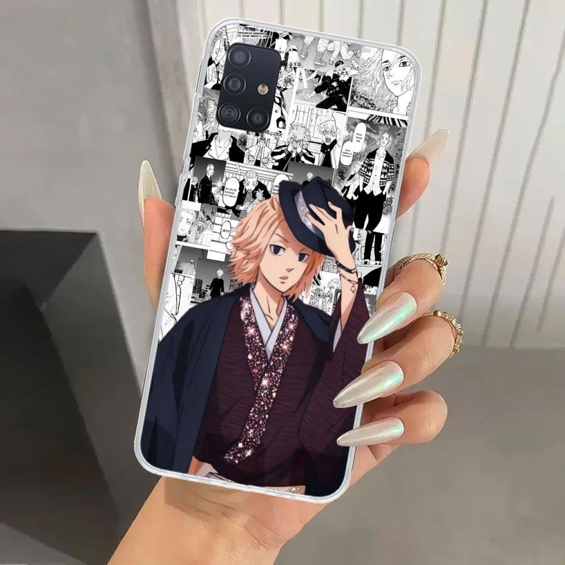 Чехол для телефона с аниме Tokyo Aevengers для Samsung Galaxy A52 A32 A22 A12 A02S A50S A30S A10S Note 20 Ultra 10 Plus S10 A31 A20 A71 A7