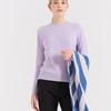 DAL Bicolor Cashmere Muffler Blue Gray Petite Muffler