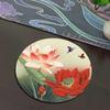 Meet Lotus Retro Diatomite Coaster Creative Fruit Plate Heat Resistant Cup Mat Absorbent Anti Slip Kitchen Tea Pad